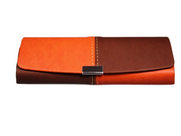 Brillenetui Pascal Braun-Orange