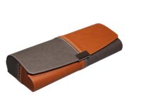 Brillenetui Pascal Braun-Grau