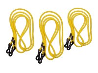 Gelbe Brillenkordel - 3er Pack