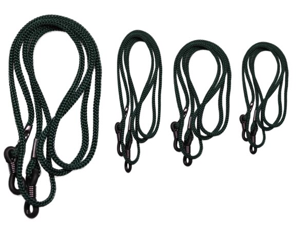 Brillenband 4er Set Dunkelgrün