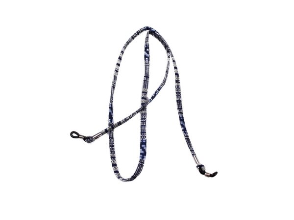 Brillenband Hellblau und Weiß