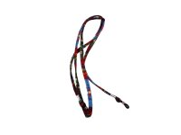 Brillenband Grün, Rot, Hellblau