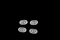 Silikonbrillenpads Klicksystem (Tropfen 11mm)