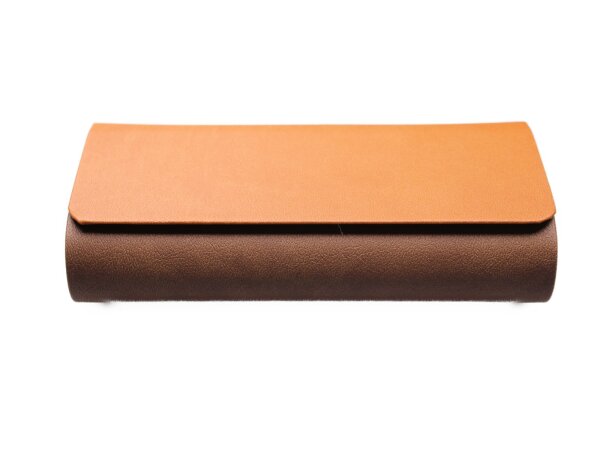 Brillenetui Twice in Braun