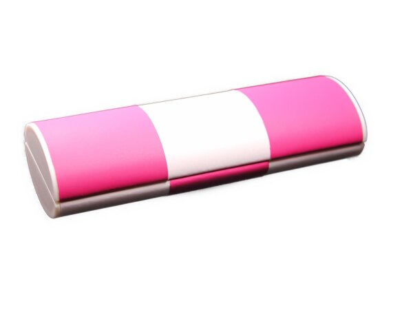 Brillenetui Logic Gross Bicolor Weiß/Pink/Lila