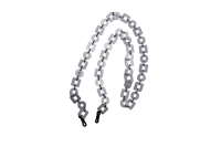 Modebrillenkette aus Aluminium in Silber
