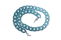 Modebrillenkette in Hellblau
