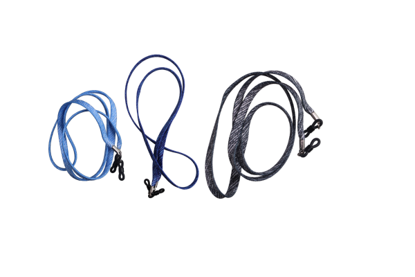 Modische Brillenbänder 3er Set in Jeansoptik