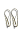 Modische Brillennänder 2er Set in Leopardenoptik III