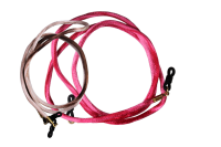 Ombrierte Seidenbrillenbänder Rosa & Braun