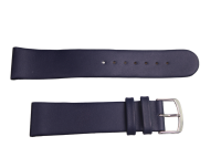 Uhrenband Dunkelblau Mattleder 22 mm