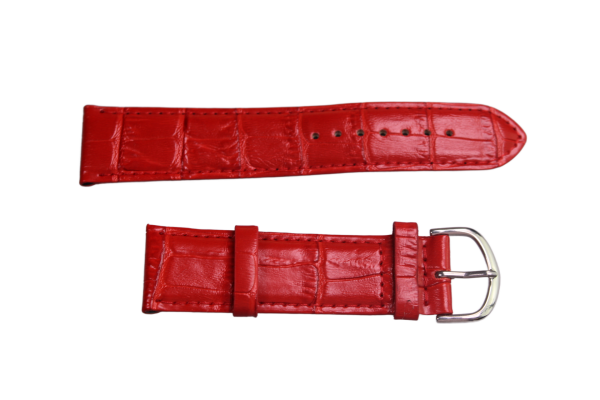 Uhrenband Hellrot 22 mm