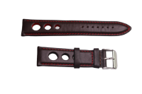 Uhrenband Braun & Rot 22  mm