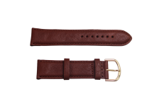 Uhrenband Nussbraun Mattleder 22 mm