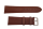 Uhrenband Mattleder Braun 27 mm