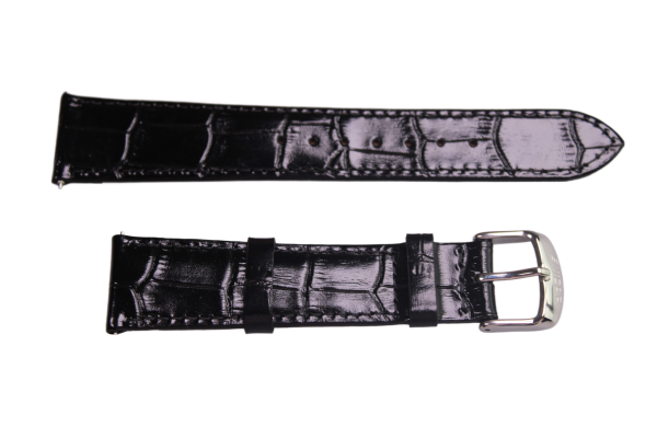 Uhrenband Schwarz 20 mm