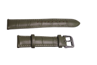 Uhrenband Leder Olive 20 mm