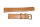 Uhrenband Krokoleder Orange 20 mm