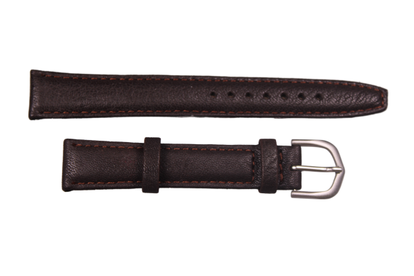 Uhrenband Dunkelbraun 16 mm