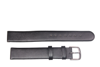 Uhrenband Glattleder Schwarz 16 mm
