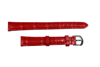 Uhrenband Leder Rot 12 mm