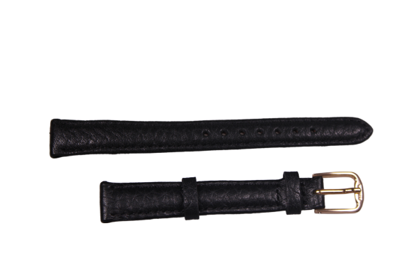 Uhrenband Schwarz 12 mm