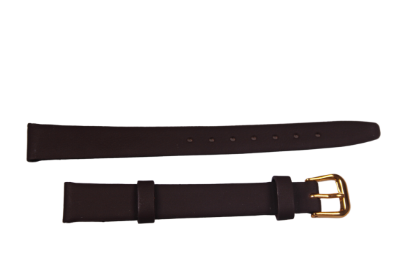 Uhrenband Dunkelbraun Matt 12 mm