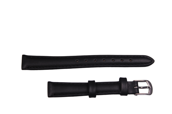 Uhrenband Schwarz 12 mm