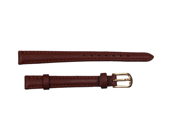 Uhrenband Leder Nougatbraun 8 mm