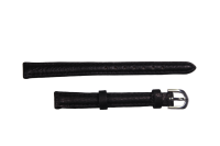 Uhrenband Rauleder Schwarz 8 mm