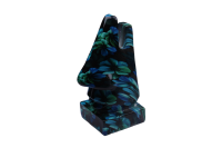 Brillennase Blaue Blumen