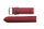 Uhrenband aus Leder in Rot 22 mm