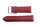 Uhrenband aus Leder in Rot 24 mm