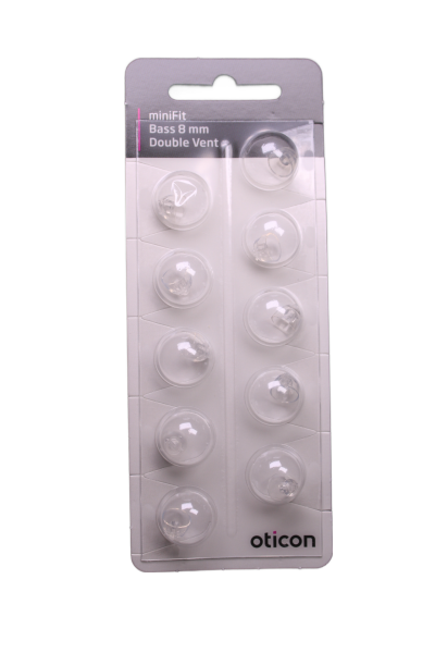 Bernafon/Oticon MiniFit Double Vent Bass 8mm Schirmchen