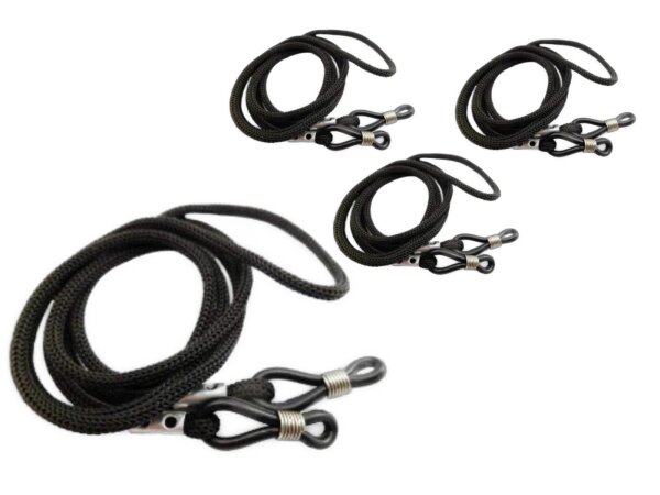 Brillenband 4er Set Schwarz