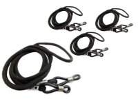 Brillenband 4er Set Schwarz