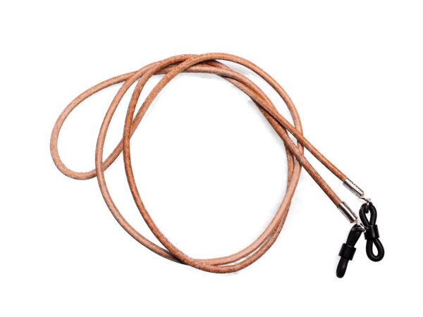 Brillenband echt Leder (beige)