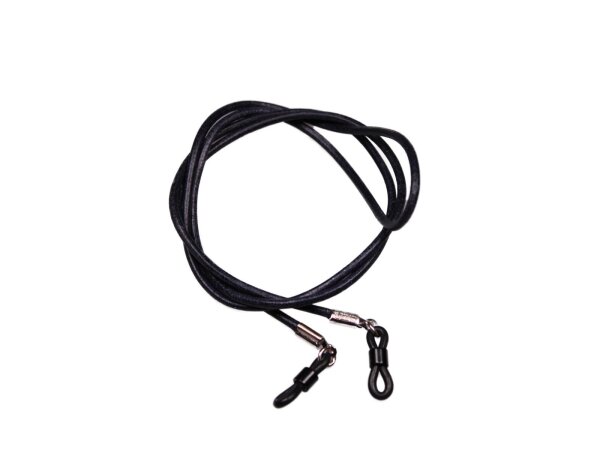 Brillenband echt Leder (Dunkelblau)